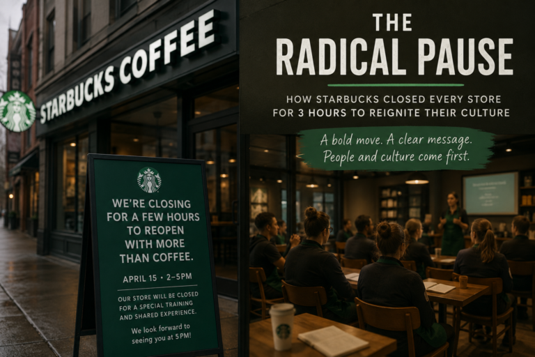 Starbucks' Radical Pause